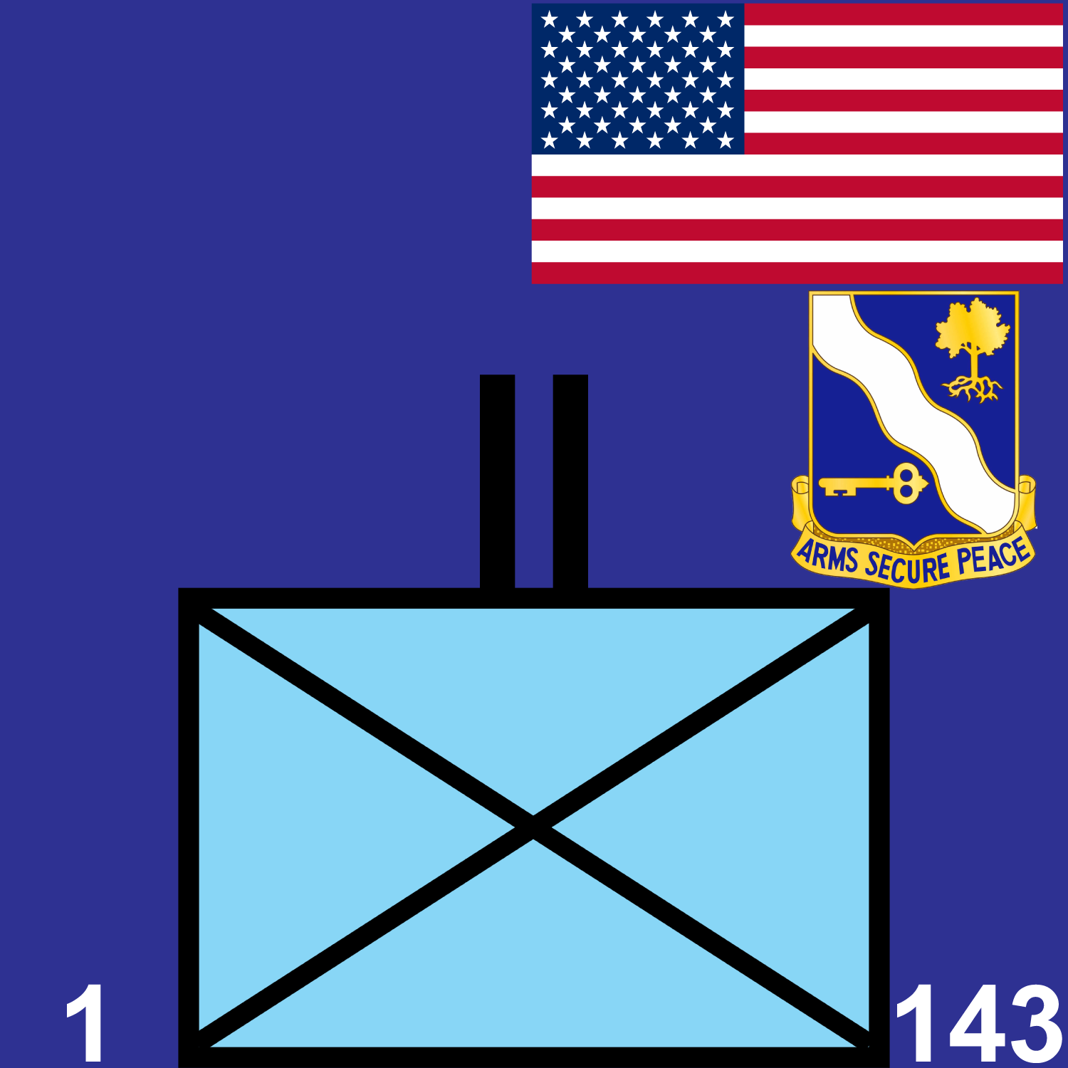 1st Battalion, 143rd Infantry Regiment icon